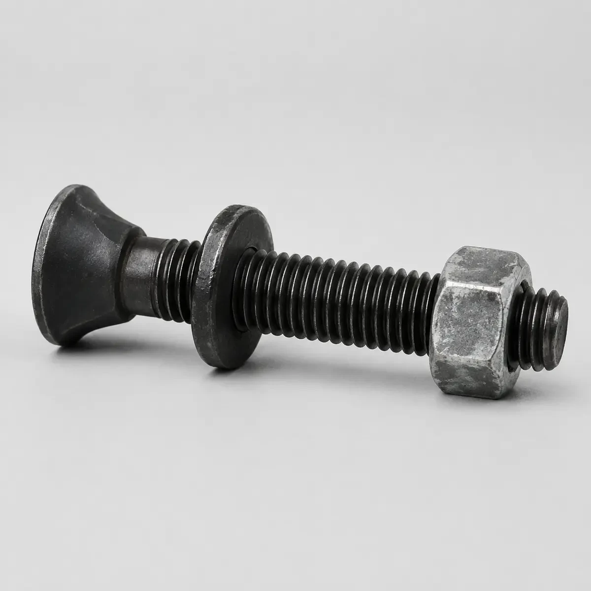 PARAFUSO DE DISCO ARADO - Ø 1/2 X 2" C/ARRUELA DE PRESSÃO