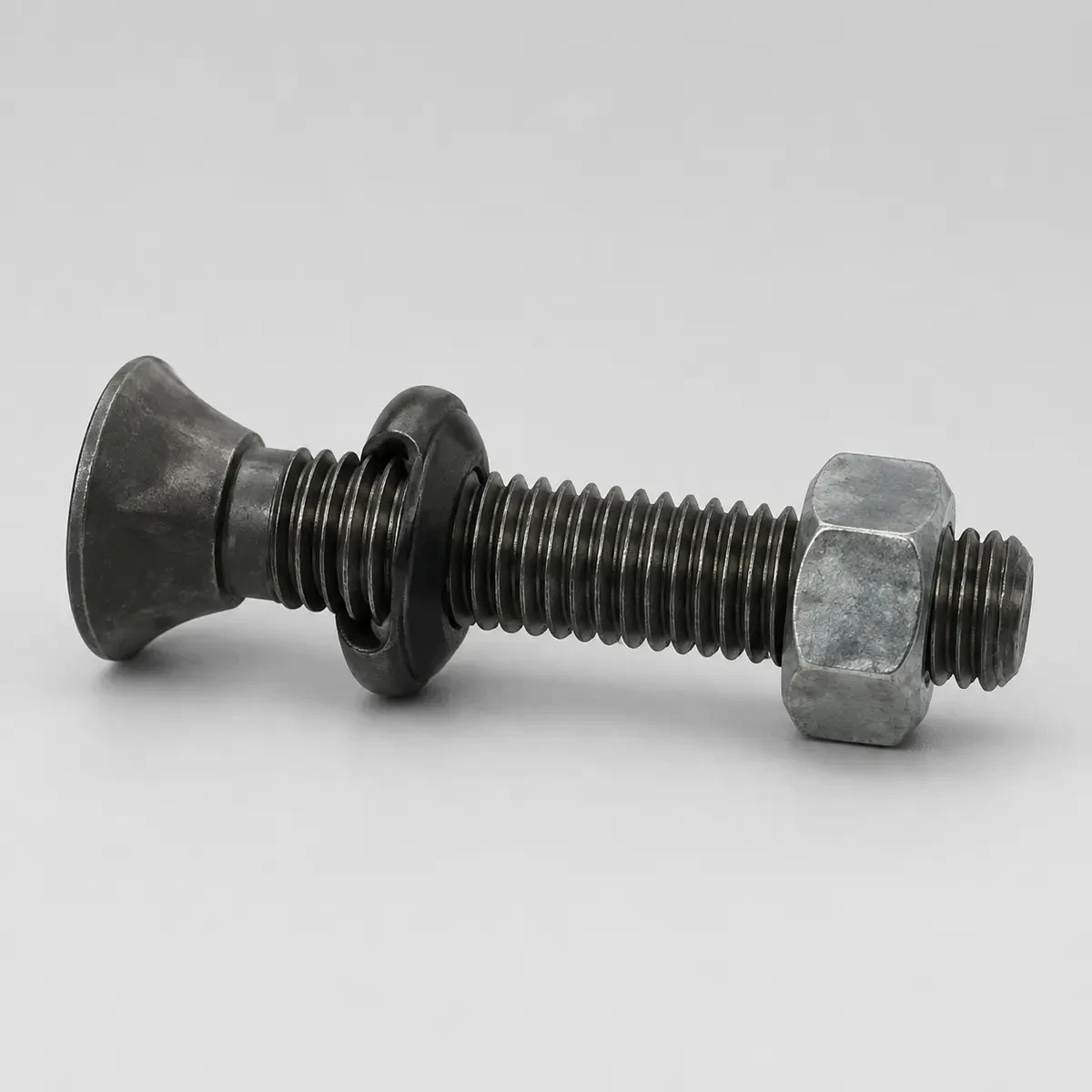 PARAFUSO DE DISCO DO ARADO Ø 1/2" X 2.1/2" C/ARRUELA DE PRESSÃO