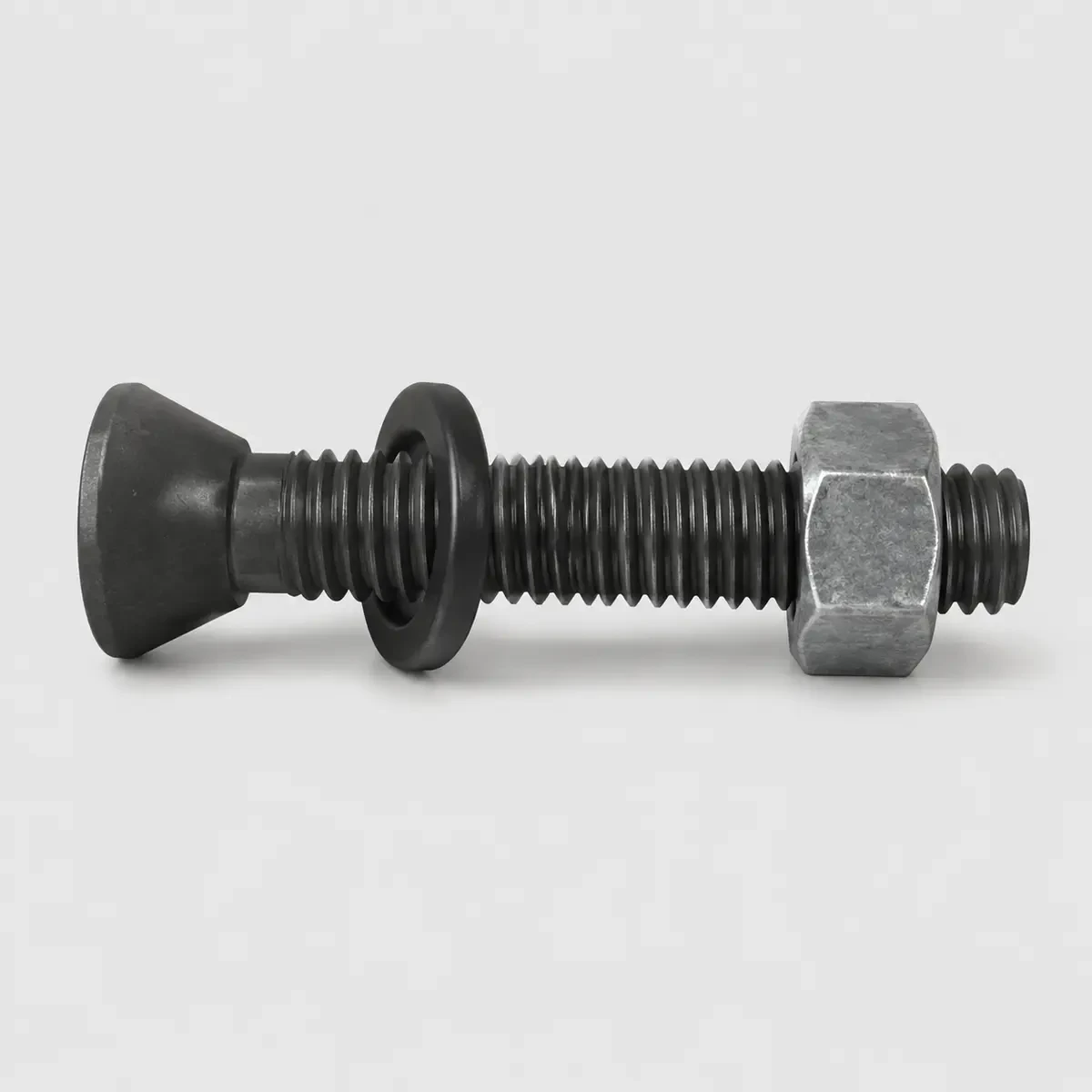 PARAFUSO DE DISCO DO ARADO Ø 1/2" X 3" C/ARRUELA DE PRESSÃO